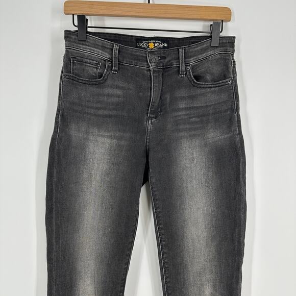 Lucky Brand Jeans Mid Rise Ava Skinny Black Wash Womens Denim 4 / 27 - Picture 6 of 10